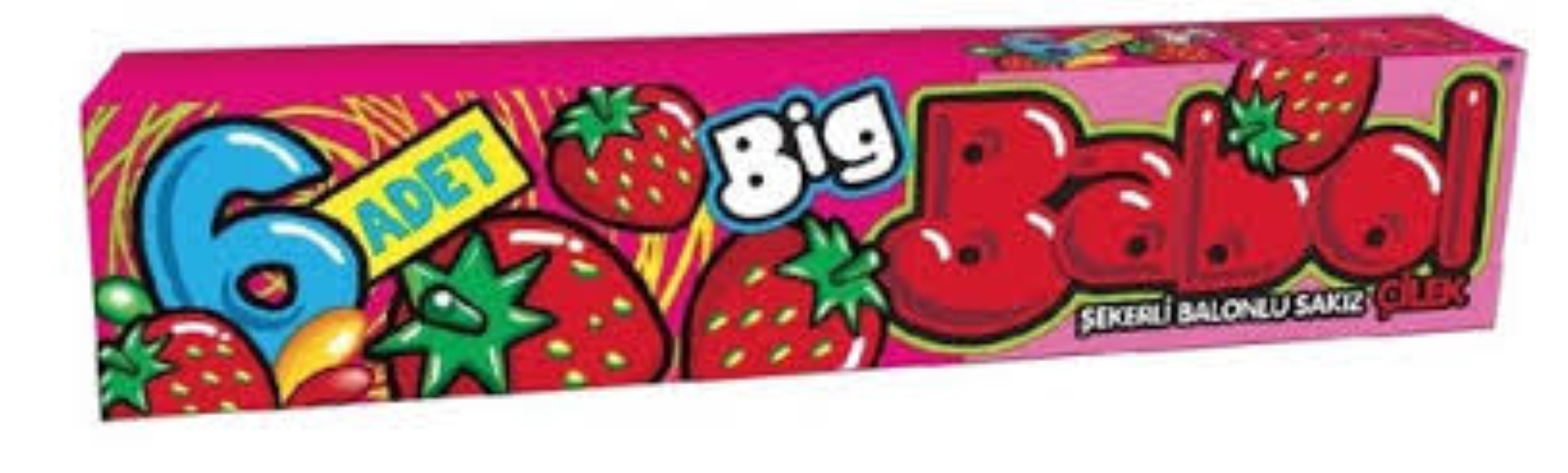 BIG BABOL STICK STRAWBERRY 22.5G